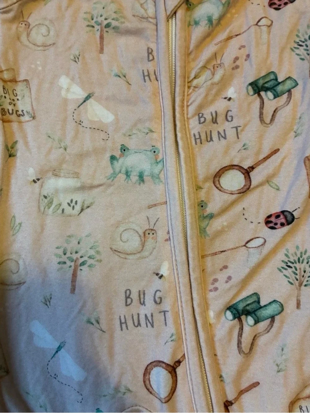 Bamboo Pajamas Baby 0-3 Boutique Lottie Dreamers Bug Hunt